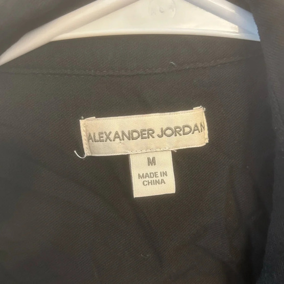 Alexander Jordan black button down size M - Picture 3 of 7